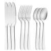 9pcs/3set Gold Dinnerware Stainless Steel Cutlery Set Dinner Knives Fork Spoons Sliverware Kitchen Tableware Set