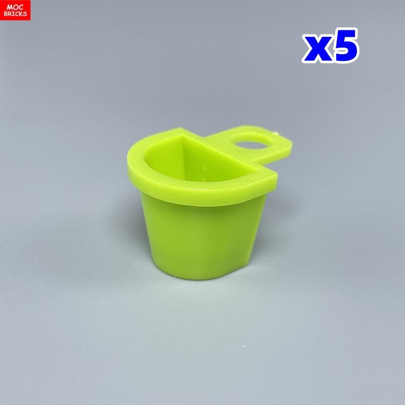 Серия контейнеров MOC Bricks Коробка для демонстрации Ведро Таз Горшок Упаковка Корзина Аксессуары Собранные Строительные Блоки Игрушки Подарок для Детей