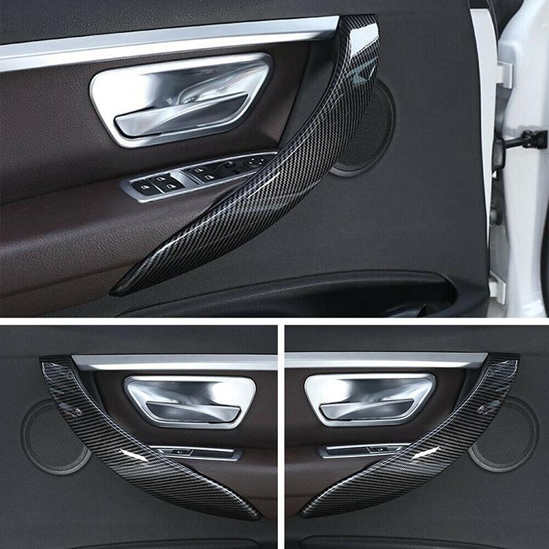 1 Pair Car Interior Door Handle Cover Interior Trims for BMW 3 4 Series F30 F31 GT F34 F32 F33 F36 2013 2014 2015 2016 2017