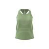 Solid Color Logo Running Vest Women Sports Vest Green HK6559
