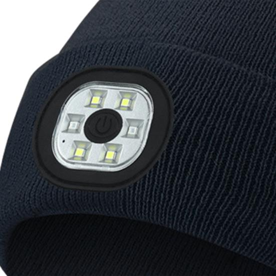 Bluetooth-compatible LED Hat Winter Warm Cap Knitted Elastic Soft Fabric Rechargeable High Brightness Illumination Wireless Music LED