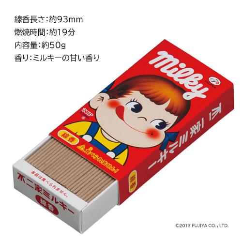Kameyama Milky Scent Mini Incense Sticks, Approx. 50g, Approx. 200 Sticks, Collaboration Incense