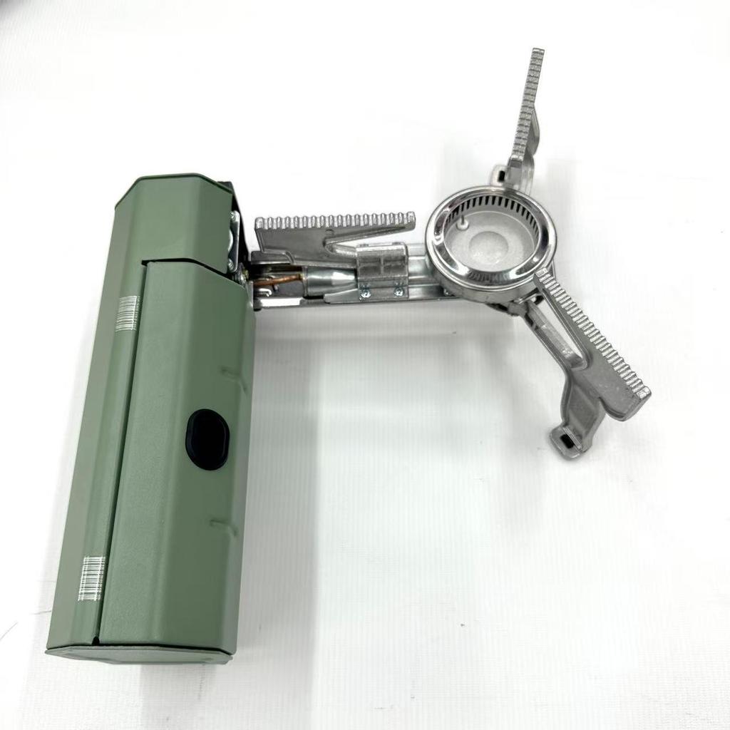 Portable Folding Gas Stove and Kettle for Outdoor Tea Brewing