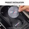 2pcs Car Coaster Water Cup Bottle Holder Anti-slip Pad Mat For BMW 1 3 5 Series G30 G32 G38 2021 2020 2019 2018 E46 E91