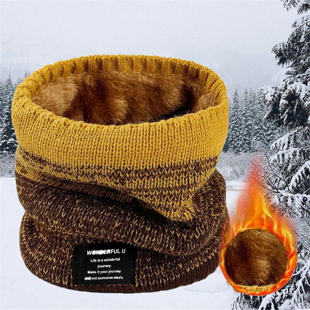 Fashion Warm Soft Shawl Neck Warmer Thermal Fleece Scarf