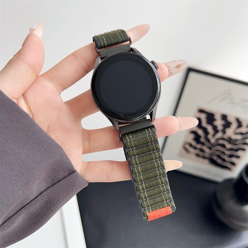 Нейлоновый ремешок-петля для Samsung Watch 6/5/5Pro 4/6 Classic Huawei Watch 4/3/GT3 20 мм 22 мм браслет-браслет Amazfit GTS/GTR 4 3