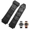 26x19 мм Настоящая Коровья Кожа Резина Ремешок для Часов для HUBLOT Classic Fusion Universe Big Bang Серии Мужской ремень Ремешок для Часов Бабочка Пряжка