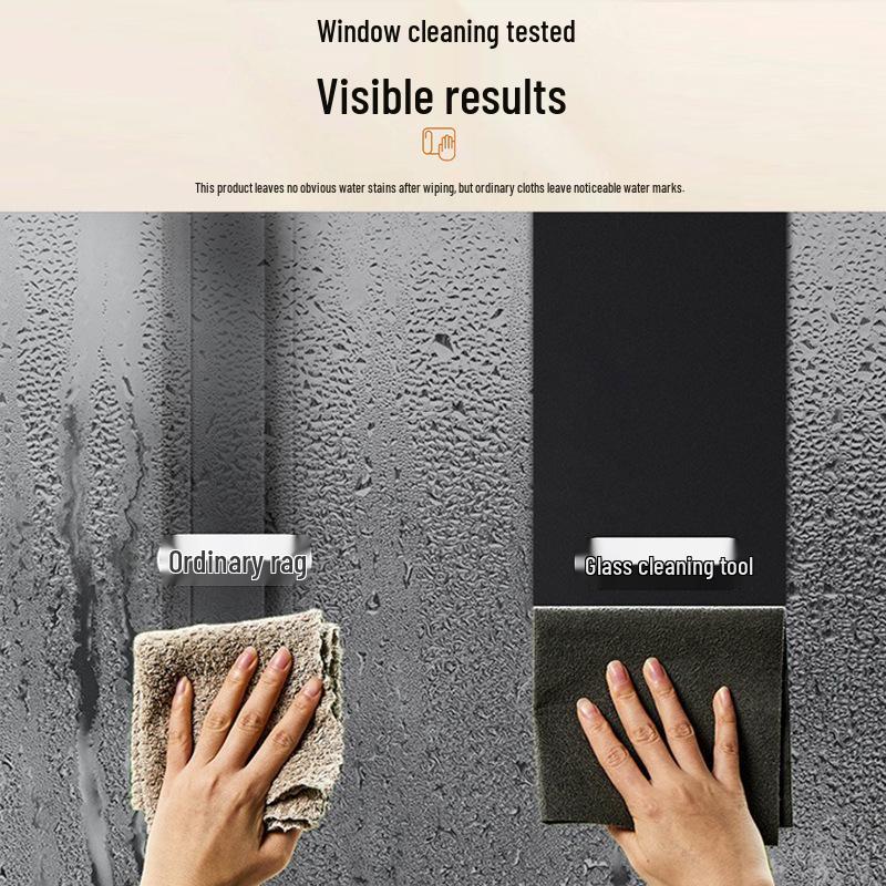 Премиальная безворсовая волшебная ткань для автомобильных стекол, зеркал и домашней работы – Впитывающая, текстура куриной кожи