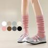 Женские весенне-осенние новые ретро носки до икр из дышащего махрового материала в балетном стиле