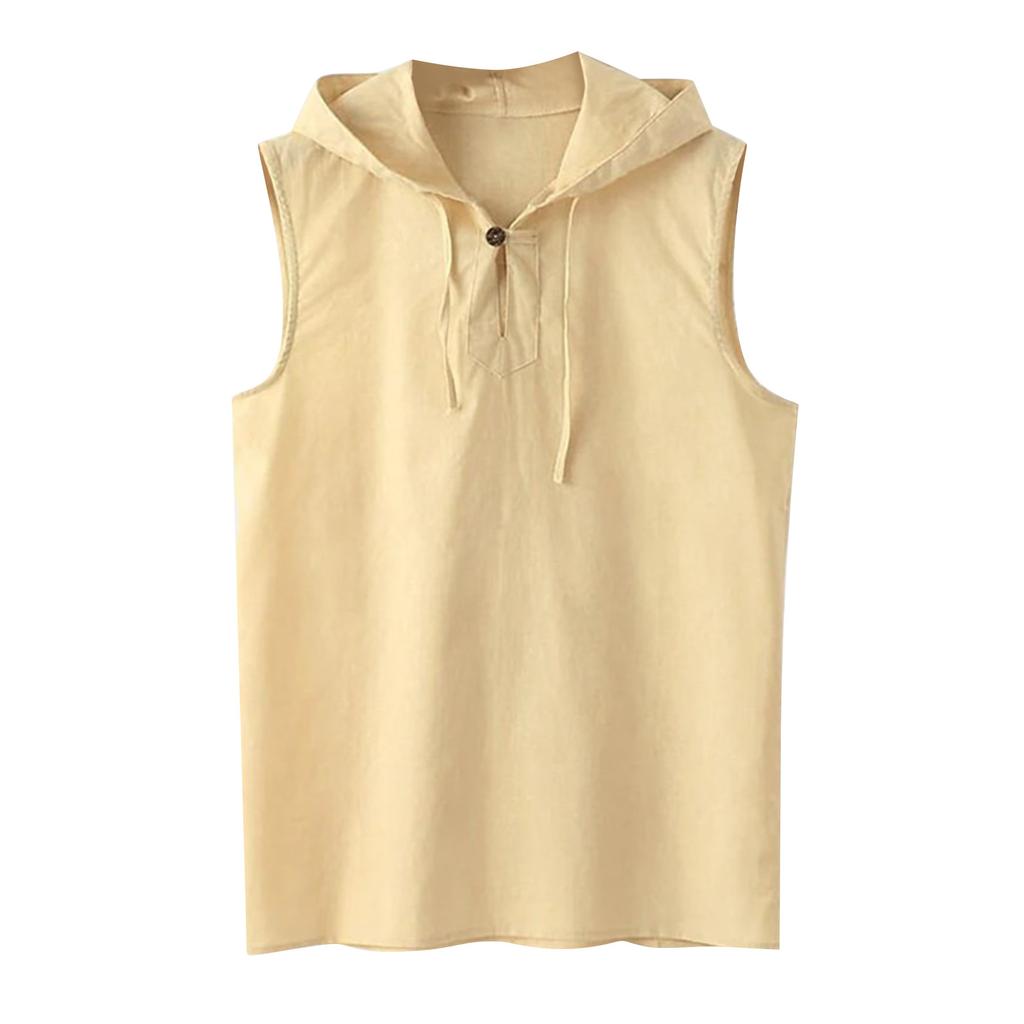 Men's Short Sleeved Men's Tankn Casual Color Matching Tank Top