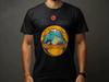 Outdoor Adventure T-Shirt Mountain Landscape Graphic Tee Unisex Nature Hiking Shirt Vintage Inspired Camping Apparel Men Tee