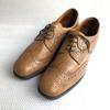 Англия 80-е Винтаж KF Размер 8 26.5см Винтажные Броги Полностью Кожаные Goodyear Коричневые(ИСПОЛЬЗОВАЛ)
