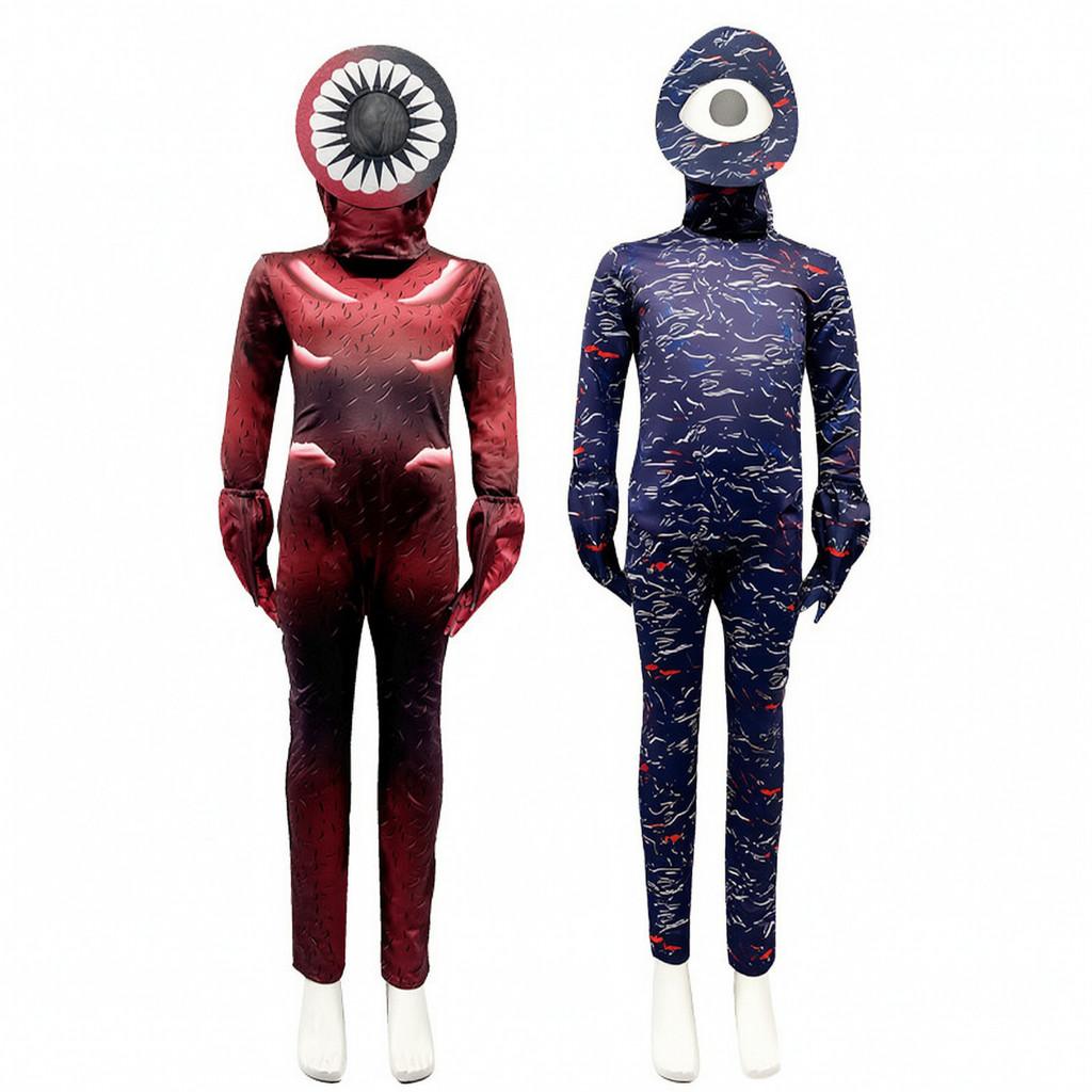 Roblox Doors Seek And Figure Cosplay Suit With Oneeyed Or Big Mouth Design For Teens And Children