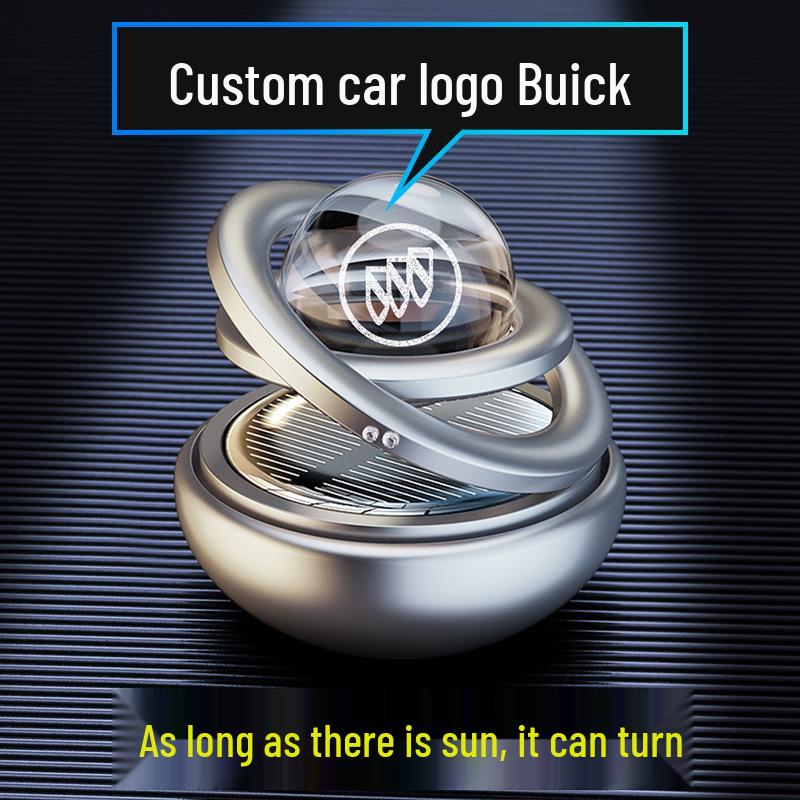 Solar Rotating Car Aromatherapy Ornament