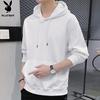 Playboy Men's Casual Loose Hooded Sweatshirt