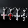 Cross Pendant Necklace For Men Women Versatile Sweater Chain Hip Hop Cross Necklace Jewelry Accessories Gifts