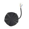 Wall Sconce LED Simple Round Aluminum Outdoor Waterproof Black Wall Light 5W 5LED Five Sides