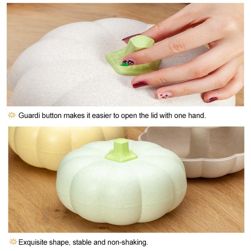 Гостиная двухслойная бытовая тыква сухофруктовая тарелка фруктовая закуска милая креативная фруктовая коробка контейнеры для хранения еды