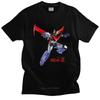 Крутая футболка MazingerZ для мужчин, с коротким рукавом, хлопковая, с графическим изображением аниме-робота, графическая футболка
