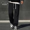 JEEP SPIRIT Men's Retro Wide-Leg Jeans