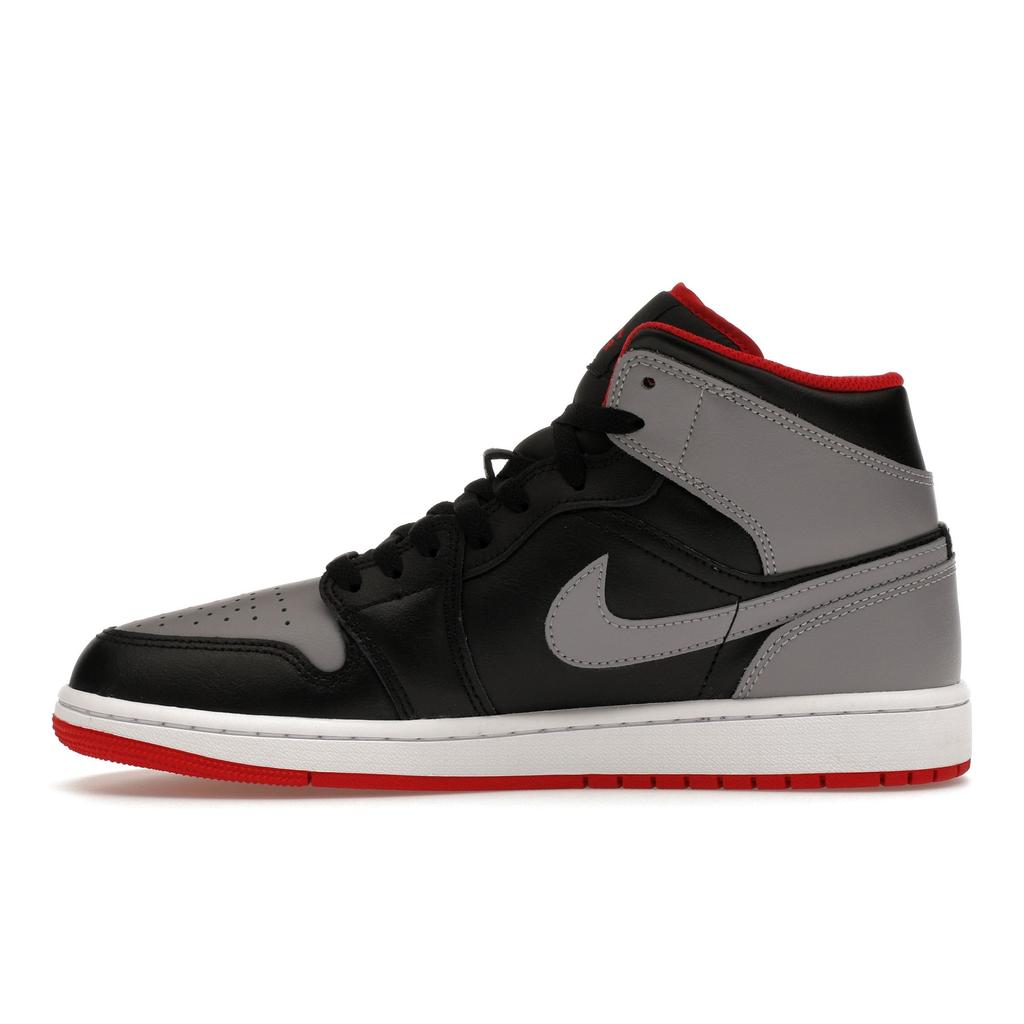 Air Jordan 1 Mid Bred Shadow Men Sneakers Grey Black Cement-Grey DQ8426-006
