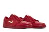 Jordan 1 Низкий способ сделать спортзал Красный Металлик Золотой (Женский)