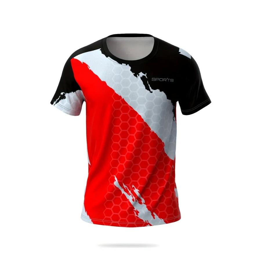 Мужские крутые футболки контрастного цвета с 3D-принтом для тай-дай, эластичный полиэстер, спортивная одежда, топы с коротким рукавом, летняя одежда