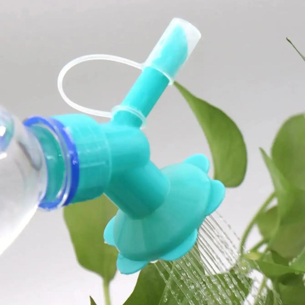 1 шт. - Пластиковый бак для воды два в одном, садовый бытовой инструмент для полива с двойным соплом, используется для полива комнатных и уличных растений