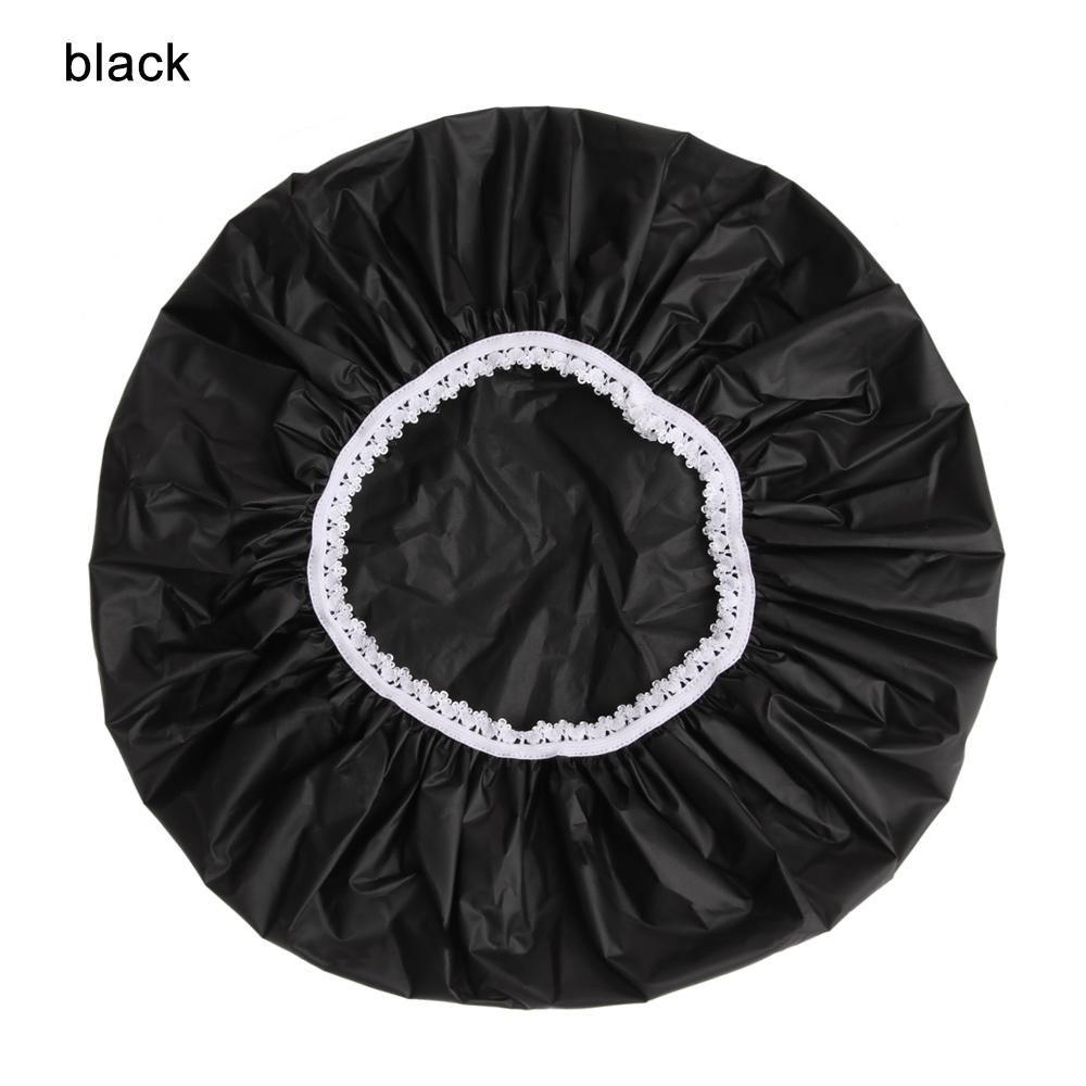 Salon Product Bathroom Supplies Hair Protect Bathing Shower Cap Waterproof Hats Elastic Band