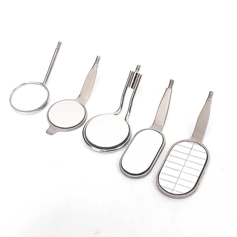 Стоматологическое зеркало для рта Одонтоскоп Уход за полостью рта Чистота зубов Осмотр Гигиена Стеклянное зеркало Зеркало с ручкой