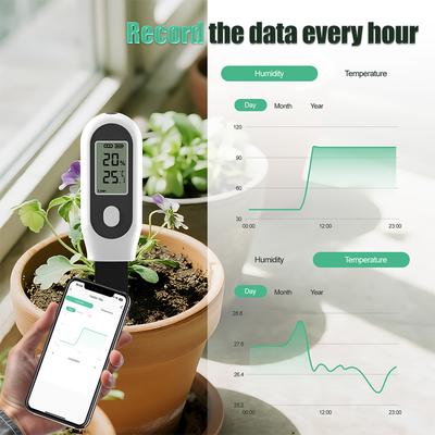 Tuya Zigbee Smart Life 3 в 1 Тестер почвы Температура Влажность Измеритель солнечного света ЖК-термометр для сада Цветы Горшечные растения