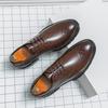 Кожаная обувь для мужчин Натуральная кожа Большой размер Высокое качество Дизайнерская Формальная обувь Повседневная обувь Деловые Оксфорды