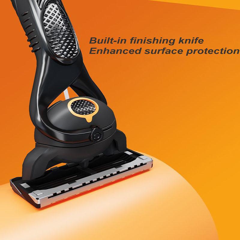 Высококачественная 5-слойная бритва для ручного бритья, сменные лезвия для бритвы для мужчин, наборы режущих головок и держателей для бритв