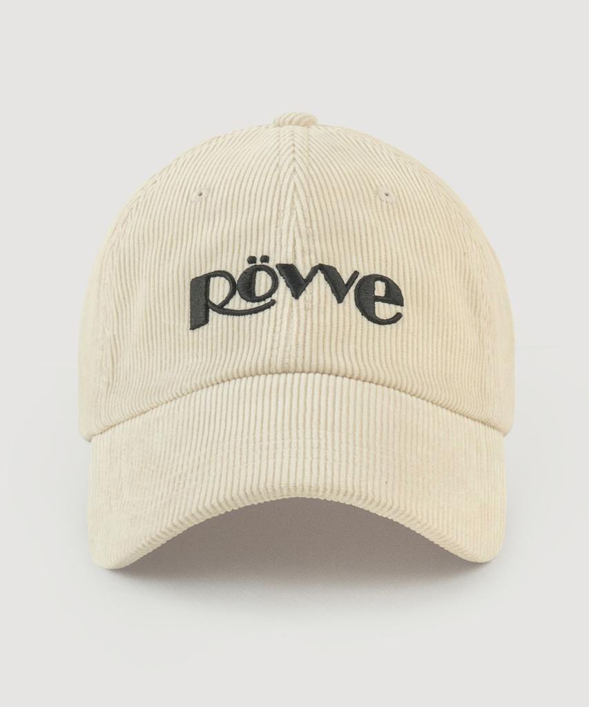 Вельветовая кепка с логотипом ROVVE (Кремовый цвет)
