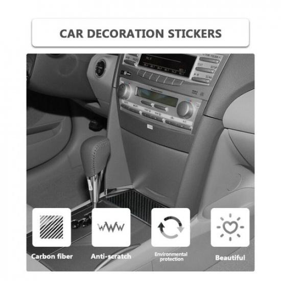 Отделка крышки нижнего вещевого ящика из углеродного волокна для Toyota Camry 2007-2011