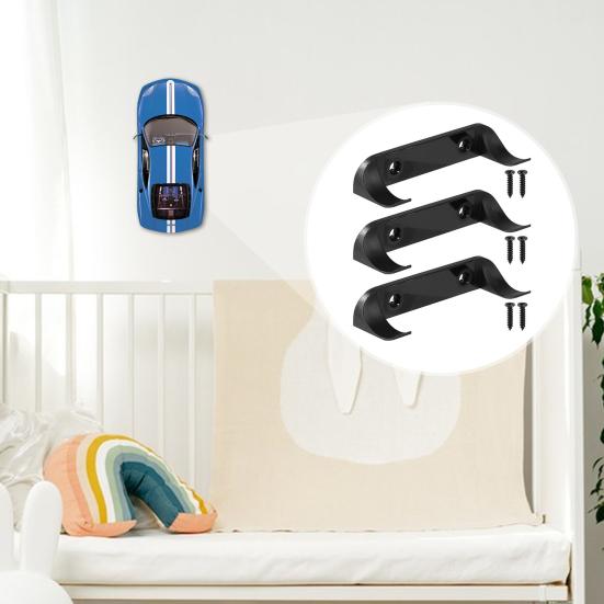 Car Display Wall Mount Display Hook Vertical Showcase for Collectible Cars Wall Hook Hanger with Screws for Lego Speed Champion Series