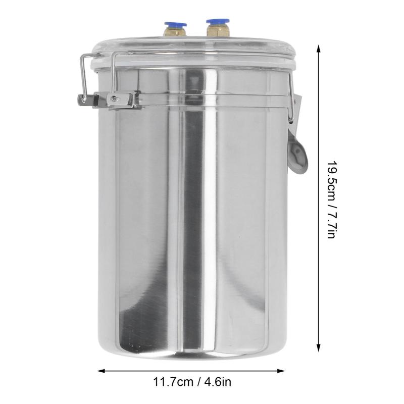 2L Manual Sheep Milking Machine Stainless Steel Bottle Portable Milking Kit for Milk Plant Farm