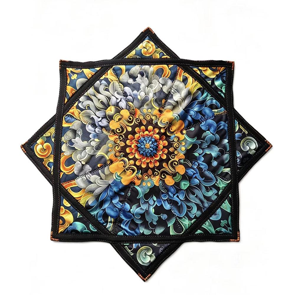 Dapo Flow Colorful Octagonal Yangge Dance Handkerchief for Electronic Music Festival