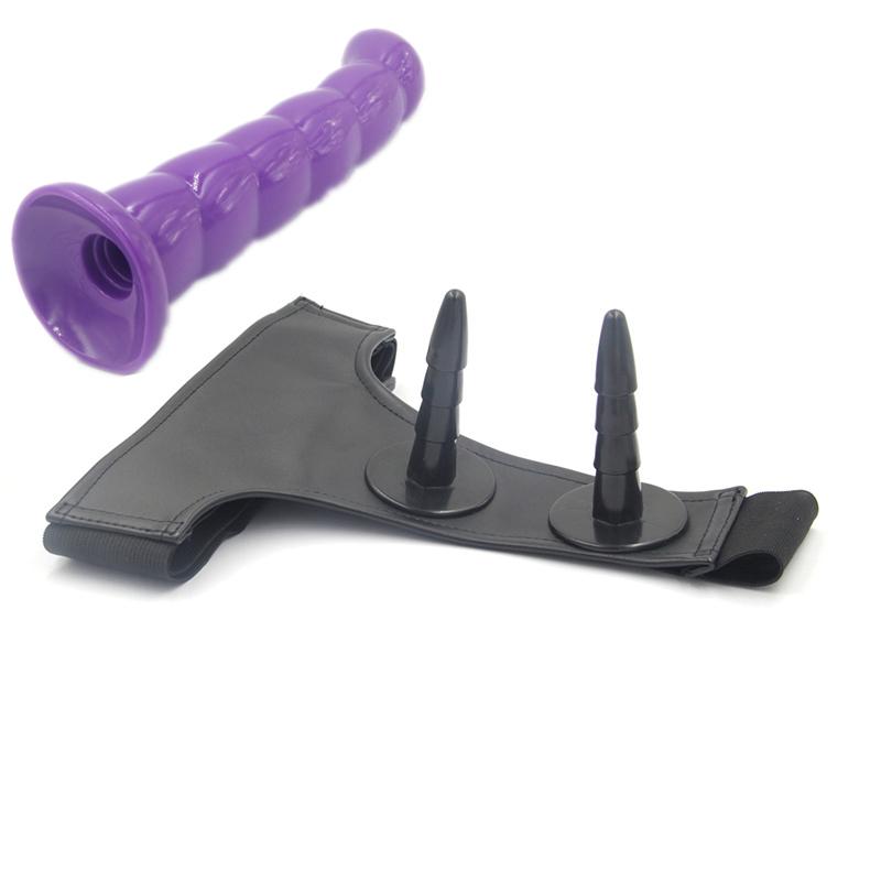 Strapon Double Realistic Dildo Anal Ultra Elastic Harness Belt Strap On Dildo Strap-ons dildos Adult Sex Toys for Lesbian Woman