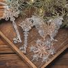 Christmas Reindeer Pendant Snowflake Ballet Girl Xmas Tree Pendants  Party Decor