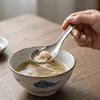 Integrated Molding Daily Dining Spoon 316 Steel Tableware Sturdy Soup Spoon  Restaurant