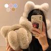 Women Faux Fur Ear Protection Soft Foldable Retractable Plush Outdoor Windproof Winter Ear Warmers Warm Multiple Options Available