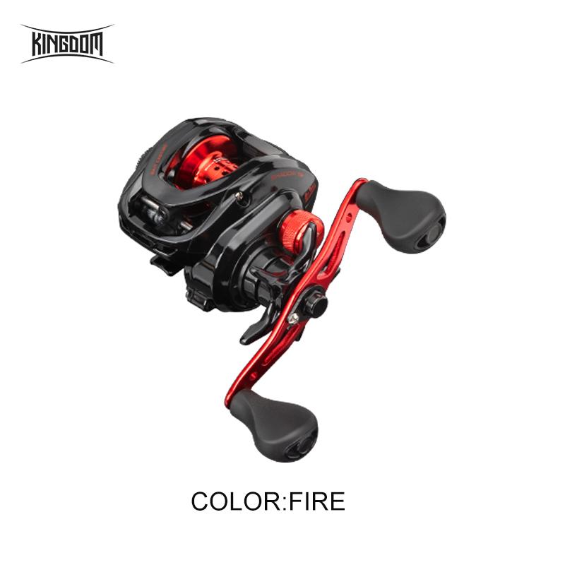 Kingdom Сверхлегкая рыболовная катушка с металлической шпулей для приманки, 5 кг, 8,0:1 высокоскоростная рыболовная катушка для соленой и пресной воды