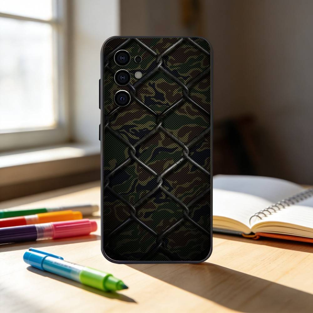 Камуфляжный чехол для телефона D-Deer Hunting для Samsung S25, S24, S21, S22, S23, S30, Ultra, S20, Plus, Fe, Note, 10, 9, 5G Черный чехол