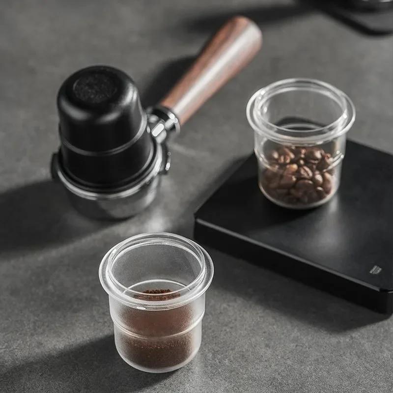 58mm Thickened Coffee Powder Receiving Cup Coffee Bean Measuring Cups Espresso Sniffing Mug Coffee Dosing Cup Anti-flying Powder