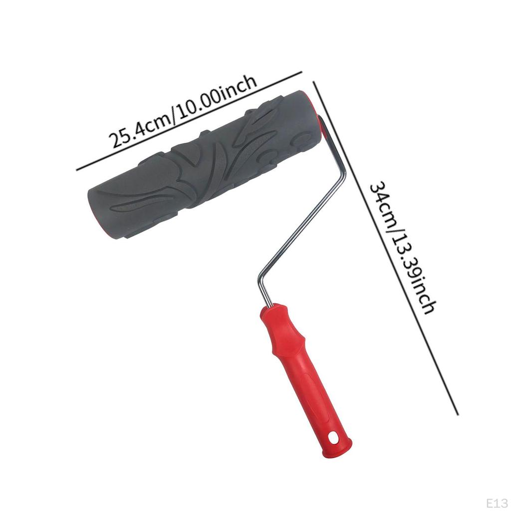 10 Inch Paint Roller Painting Decoration Embossing Texture Rubber Multipurpose