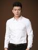 European Style Solid Color Long-Sleeve Shirt, Trendy Men's Fashion Top, Slim-Fit Base Shirt, Casual High-End Shirt