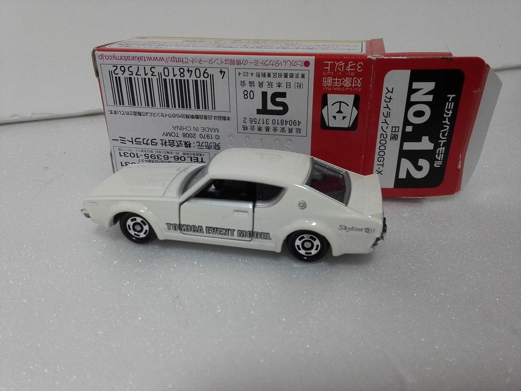 Снятая с производства Tomica Tomica Модель для мероприятия №. 12 Nissan Skyline 2000GT-X Crazy Minicar Circle с кейсом, отправлено со склада Amazon.