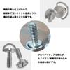 Samcos Camera Screw Set of 2 Fixing Screw Screw for Panhead Hinge Screw Stainless Steel QR Plate for Camera Connection 1/4 D-Ring 1/4 D-Ring D-Ring