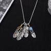 Feather 4-piece Hip-hop Necklace
